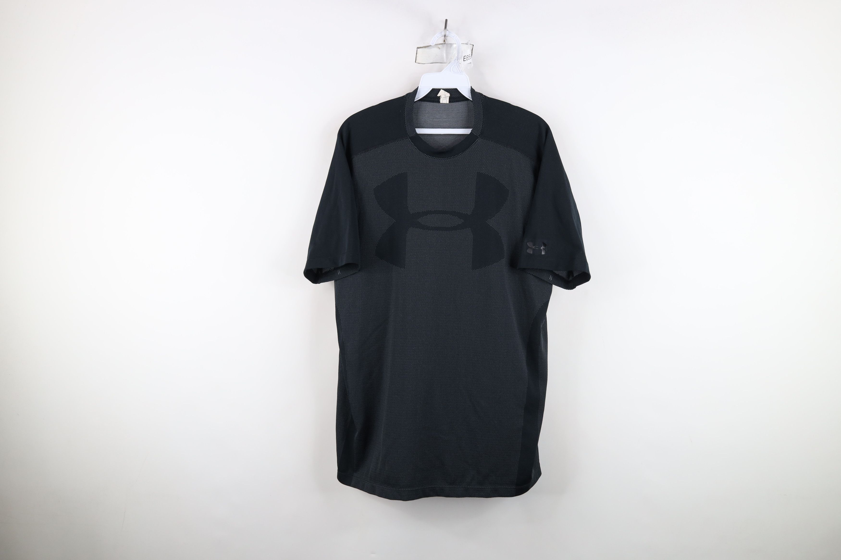 Under Armour Under Armour Logo Knit Gym Training Running T-Shirt Black Size US M / EU 48-50 / 2 - 1 Thumbnail
