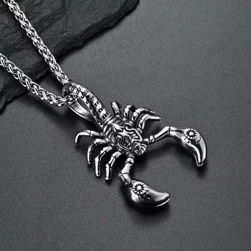 Jewelry Scorpion Long Gothic Punk Necklace Chain Size ONE SIZE - 1 Thumbnail