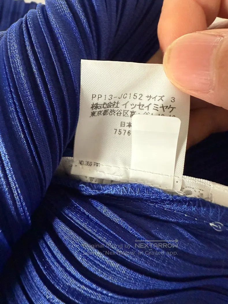 Issey Miyake Issey Miyake Blue Pleated Jacket Size L / US 10 / IT 46 - 6 Thumbnail