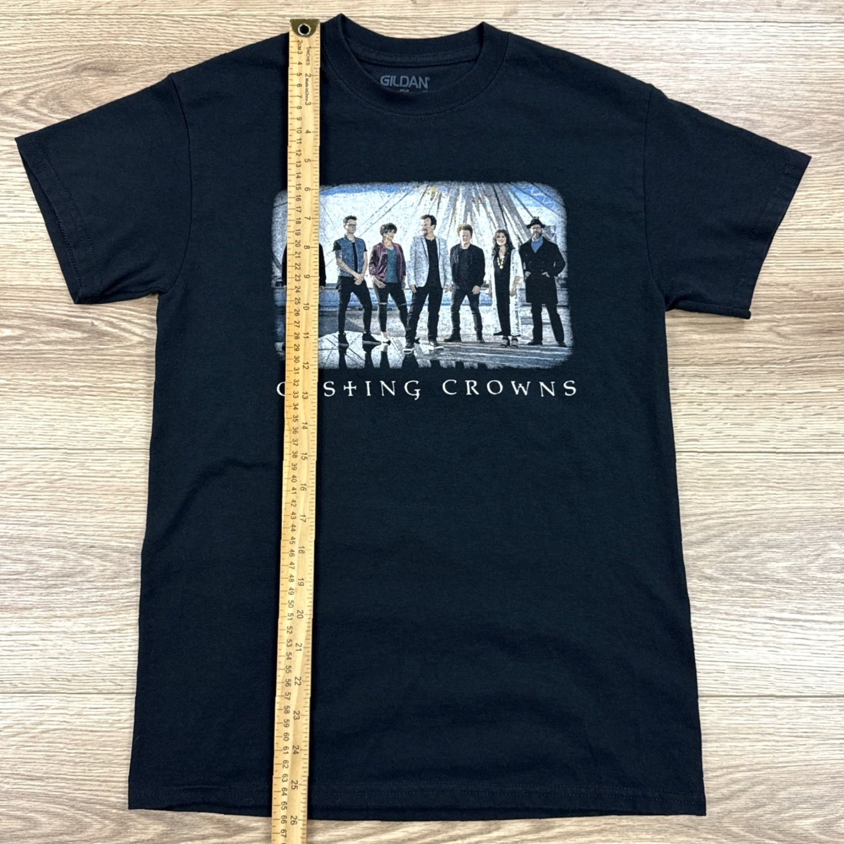 Gildan Casting Crowns 2019 Only Jesus Tour Double-Sided T Shirt Size Small Men Black Short Sleeve Gildan Shirt Size US S / EU 44-46 / 1 - 4 Thumbnail