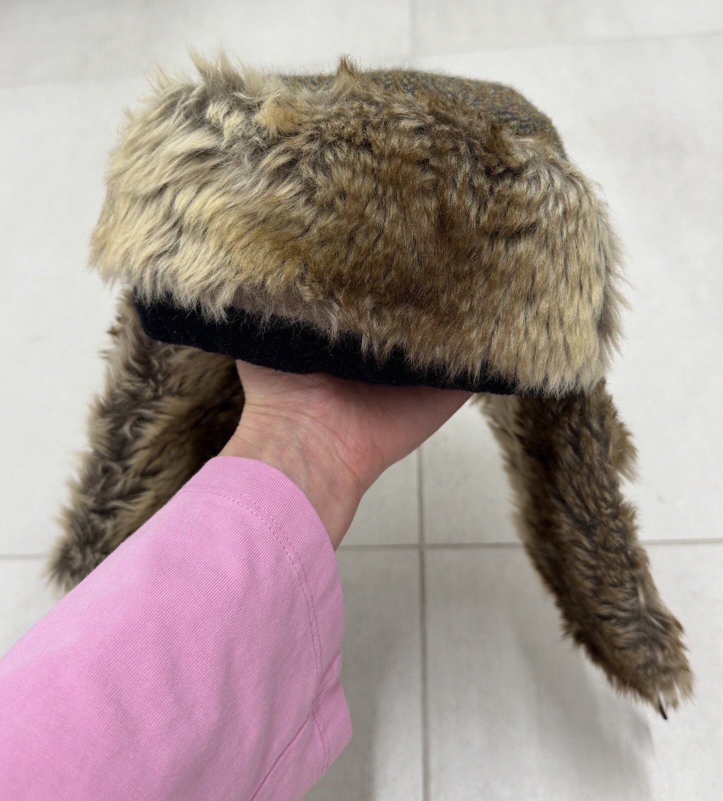 Harris Tweed HARRIS TWEED WOOL WINTER ARCTIC HAT MENS Size ONE SIZE - 4 Thumbnail