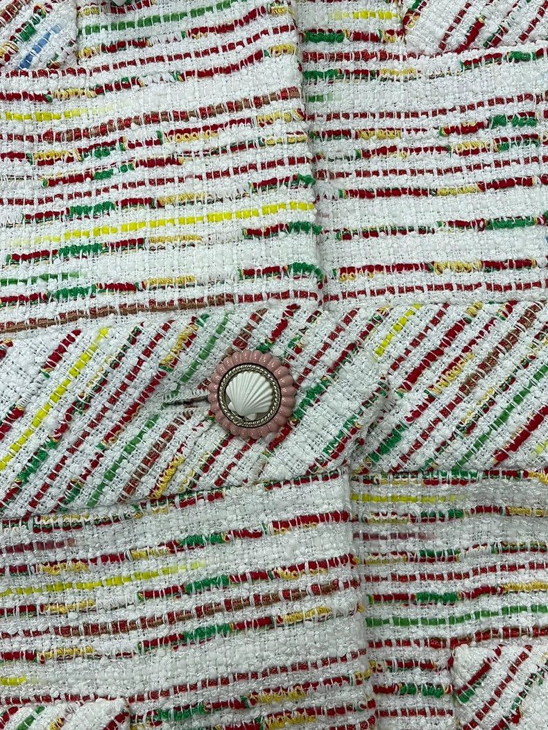 Chanel chanel Beach series colour block pink tweed short-sleeved Size XS / US 0-2 / IT 36-38 - 2 Thumbnail