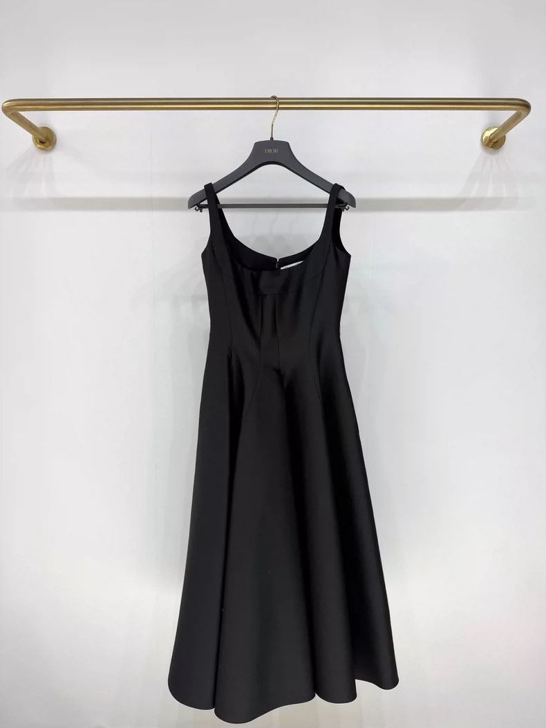 Dior Dior Silk UNeck Black Dress-2506 Size S / US 4 / IT 40 - 3 Thumbnail