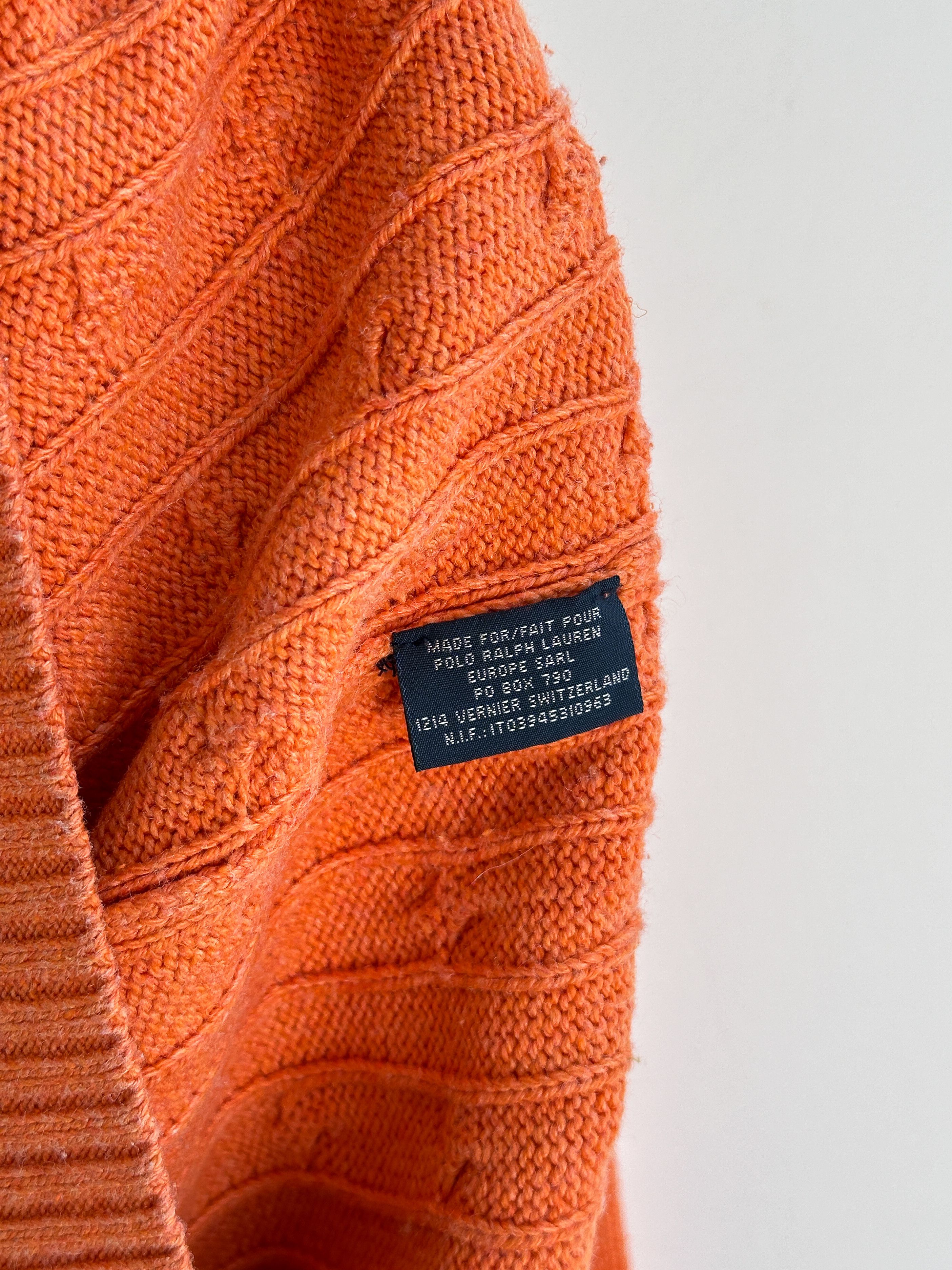 Polo Ralph Lauren Polo Ralph Lauren Orange Knit Sweater Jumper Size US XL / EU 56 / 4 - 6 Thumbnail