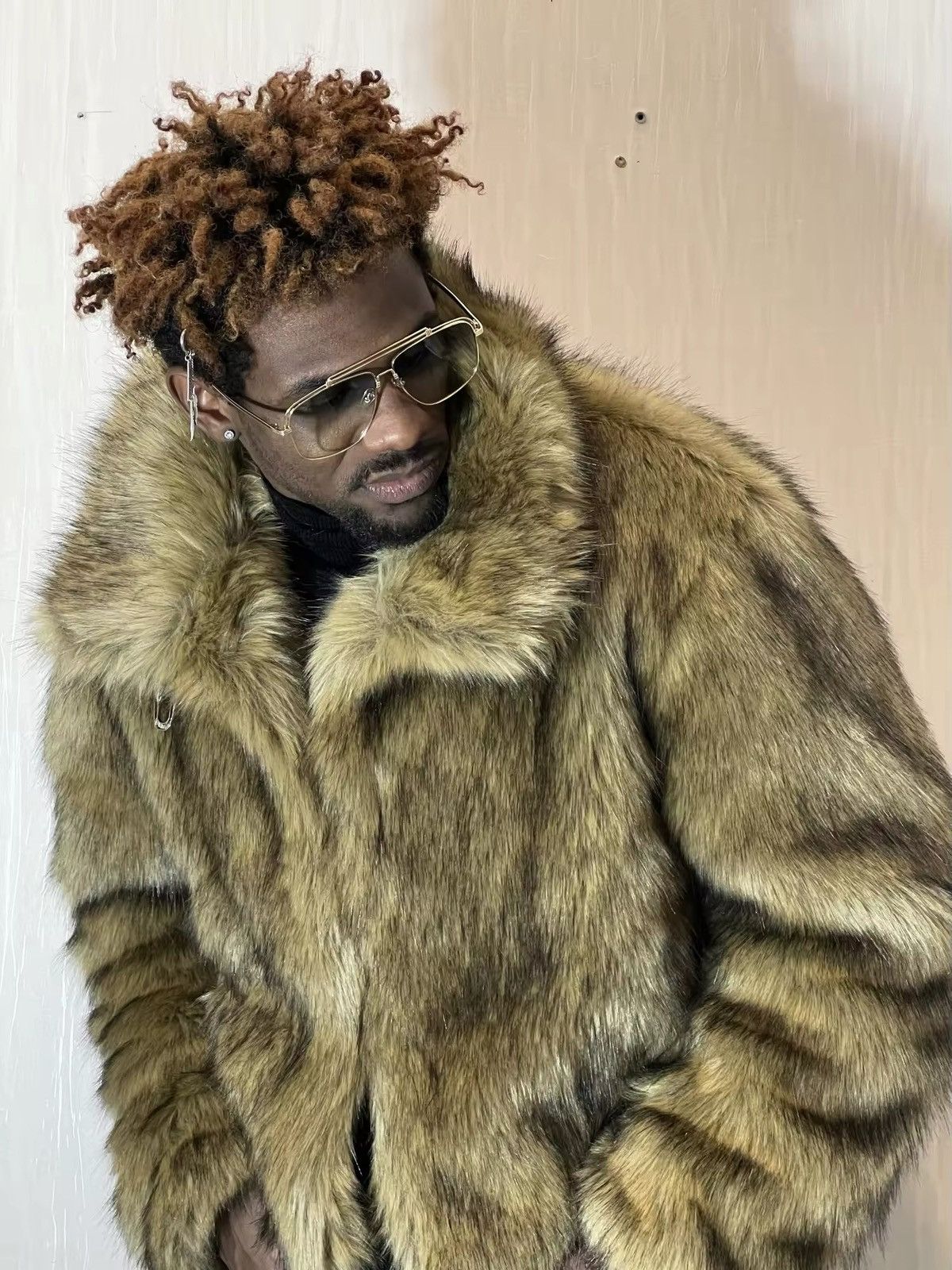 Vintage Brown Hairy Soft Faux Fur Coat Size US S / EU 44-46 / 1 - 6 Thumbnail