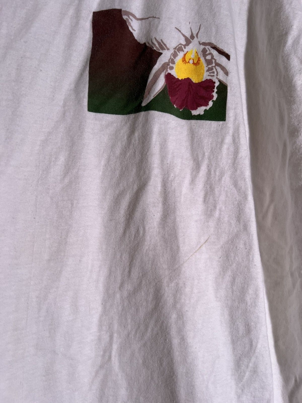 Vintage 90’s VTG Vintage Orquidario De Morella Flower Retro T Shirt Size US XL / EU 56 / 4 - 4 Thumbnail