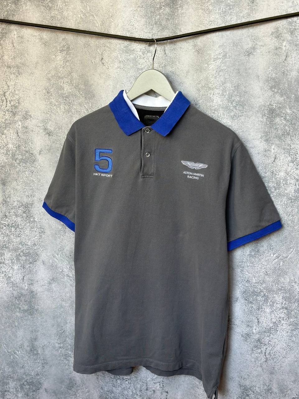 Hackett Hackett x Aston Martin Racing #5 Polo Shirt SS Gray Size US XL / EU 56 / 4 - 1 Thumbnail