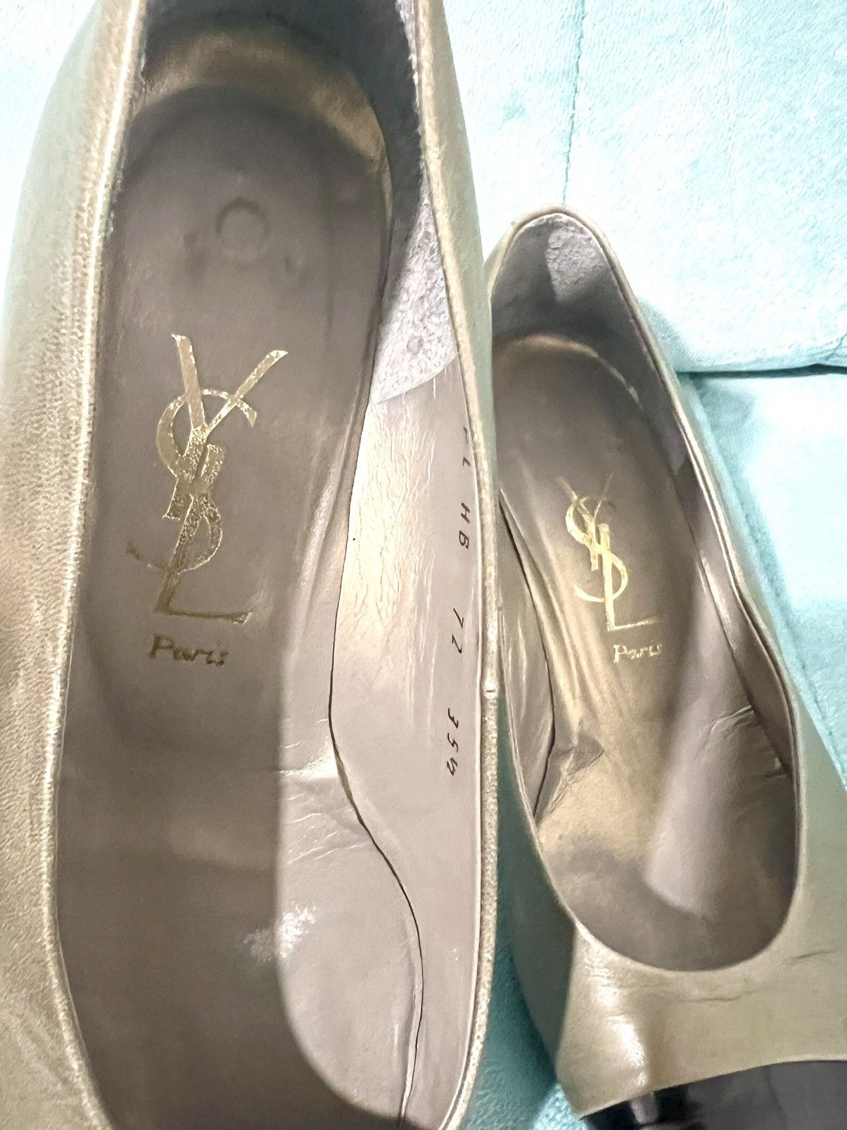 Vintage × Yves Saint Laurent Vintage YSL Heels Size US 5 / IT 35 - 8 Thumbnail