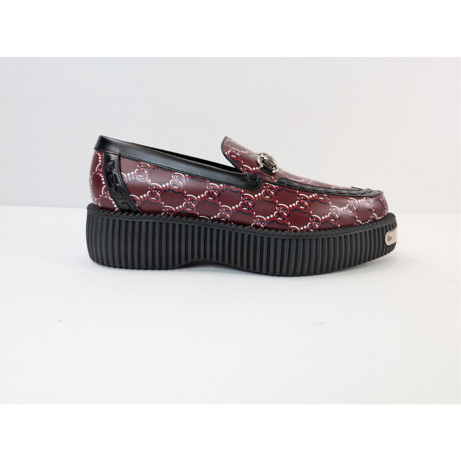 Gucci o1rshd1 Horsebit Creeper Loafer Boots with GG Shadow Size US 6.5 / EU 39-40 - 4 Thumbnail