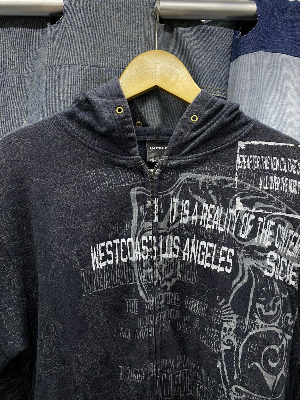 14th Addiction × Japanese Brand × KMRii poem impala zip hoodie print y2k gothic style Size US L / EU 52-54 / 3 - 5 Thumbnail