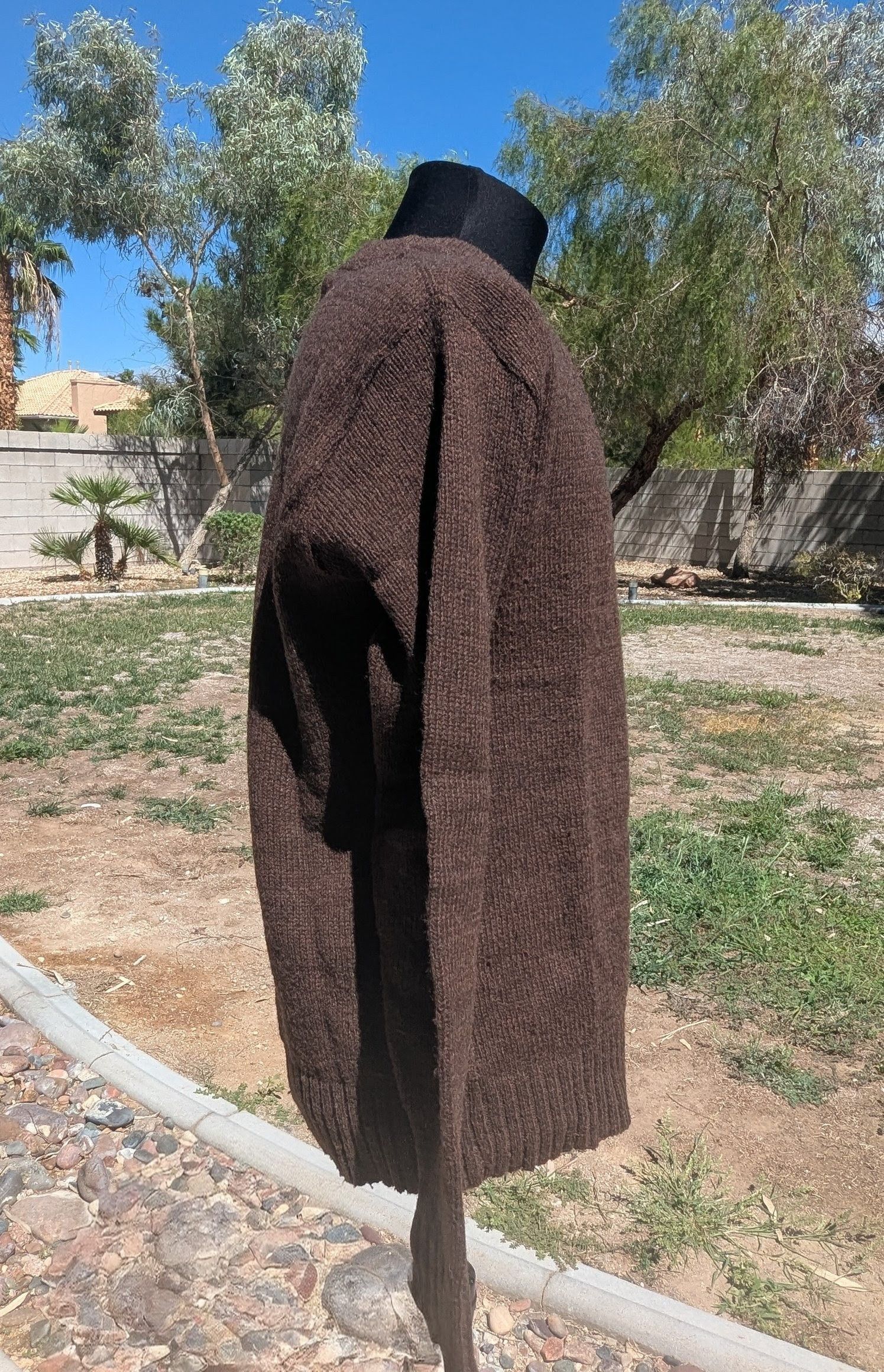Puritan VTG Puritan Thermax Mocha Brown USA Wool/Poly V-Neck Sweater Size US M / EU 48-50 / 2 - 4 Thumbnail