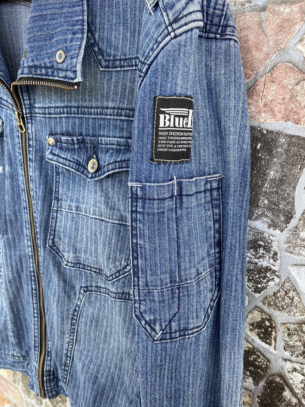 If Six Was Nine × Japanese Brand 💥BlueB Neo Denim Jacket Size US XL / EU 56 / 4 - 9 Thumbnail