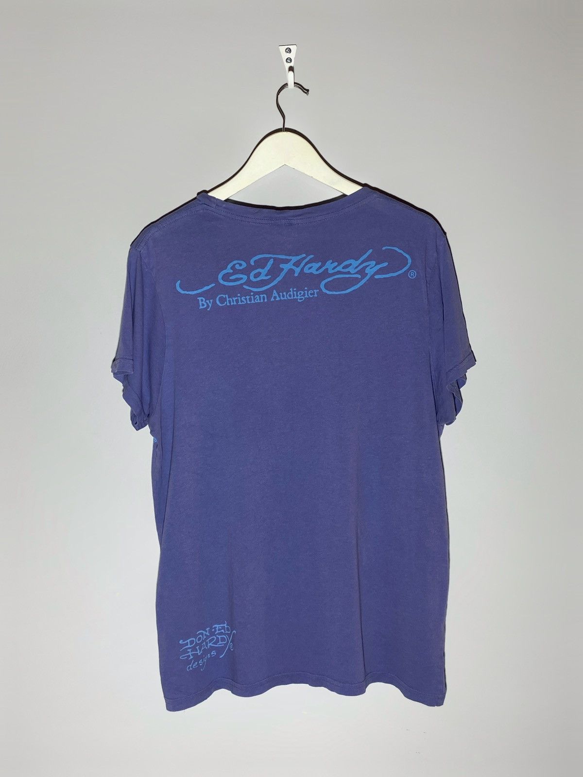 Ed Hardy × Vintage Vintage Ed Hardy y2k streetwear style graphic t-shirt Size US XL / EU 56 / 4 - 2 Thumbnail