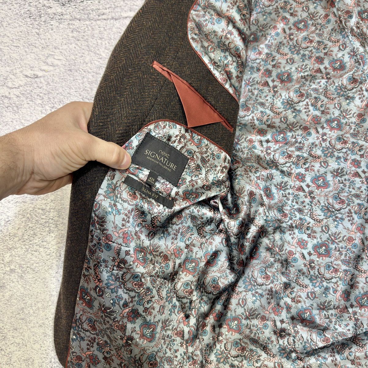NEXT Next Wool Blazer 42/107cm Slim Fit Size 42S - 11 Thumbnail