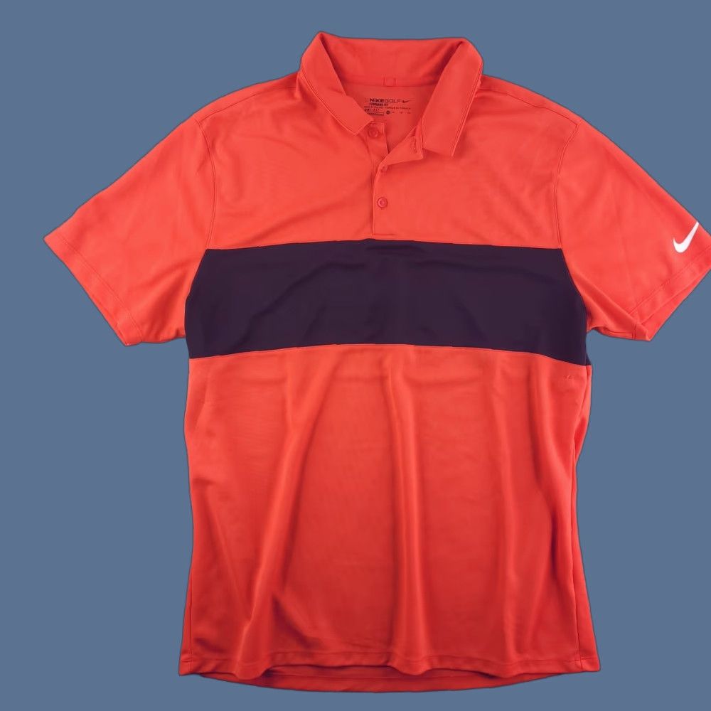 Nike Nike Golf Shirt Polo Mens XL Short Sleeve Orange Red Size US XL / EU 56 / 4 - 1 Thumbnail