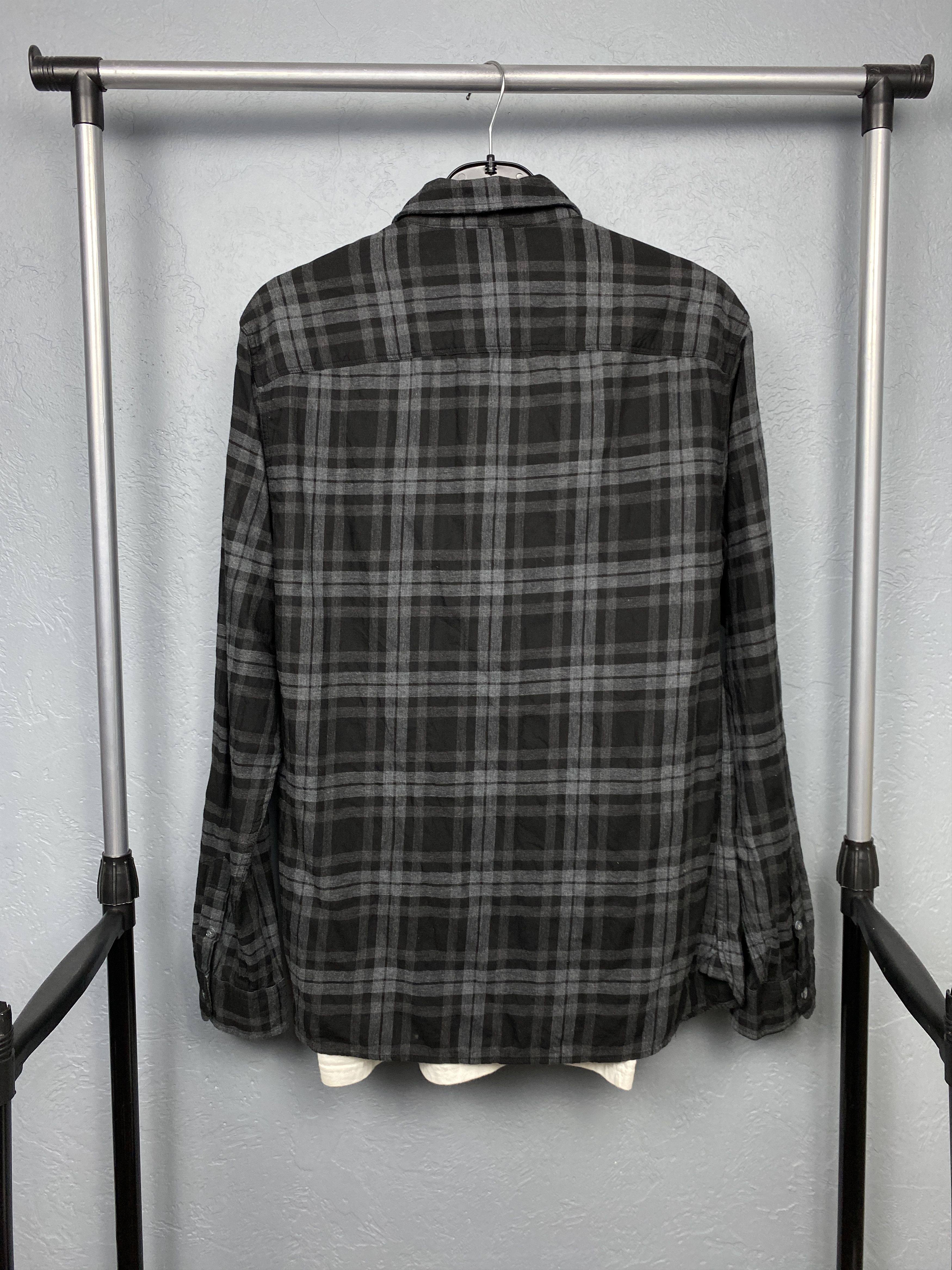 Allsaints Allsaints Vintage Mens Cortland Flannel Plaid Shirt Size US S / EU 44-46 / 1 - 6 Thumbnail
