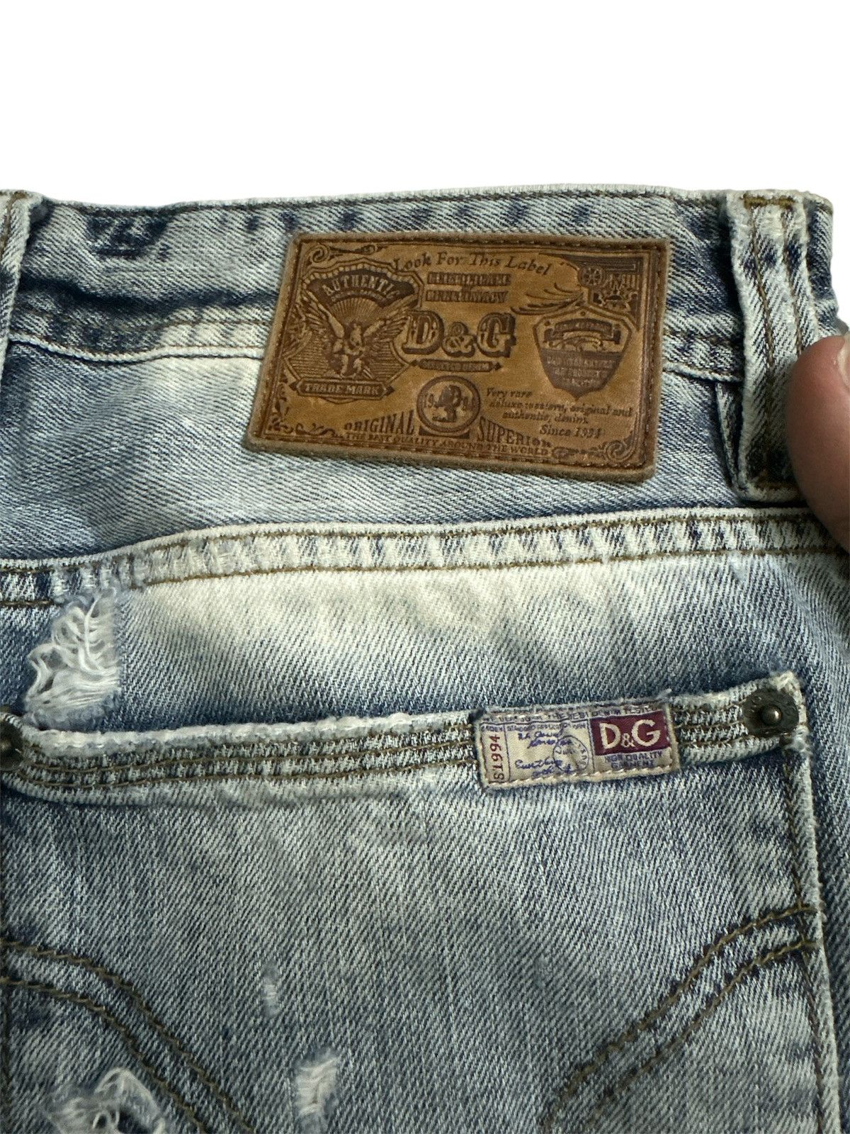 Dolce & Gabbana Distressed Dolce Gabbana Jeans Rick Owens Amiri Goa Lgb Size US 32 / EU 48 - 7 Thumbnail