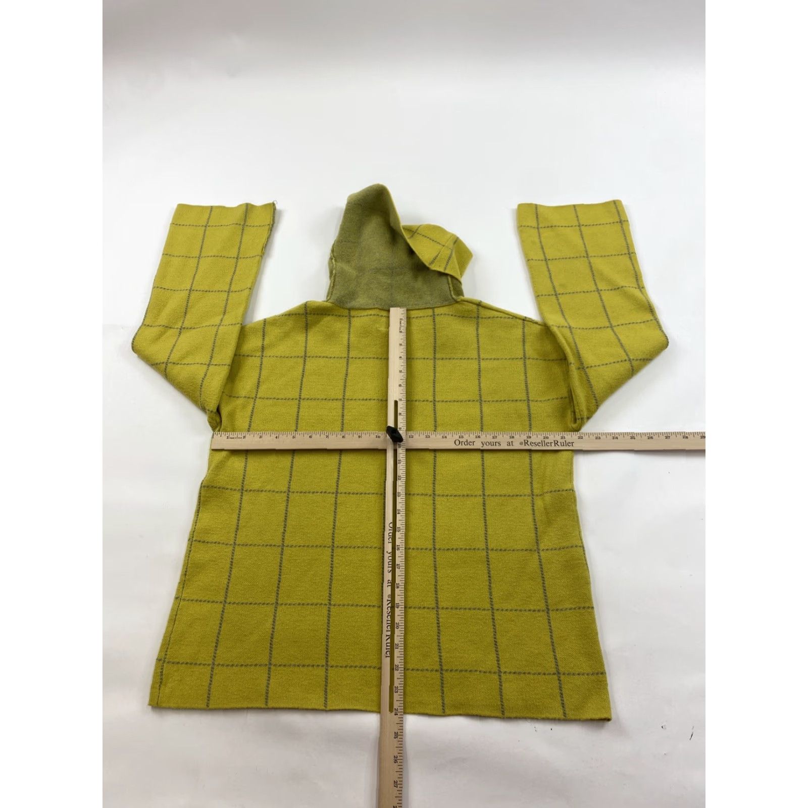Vintage Rain & Rose Sweater Womens Large Mustard Yellow Cowl Neck pullover Size L / US 10 / IT 46 - 3 Thumbnail