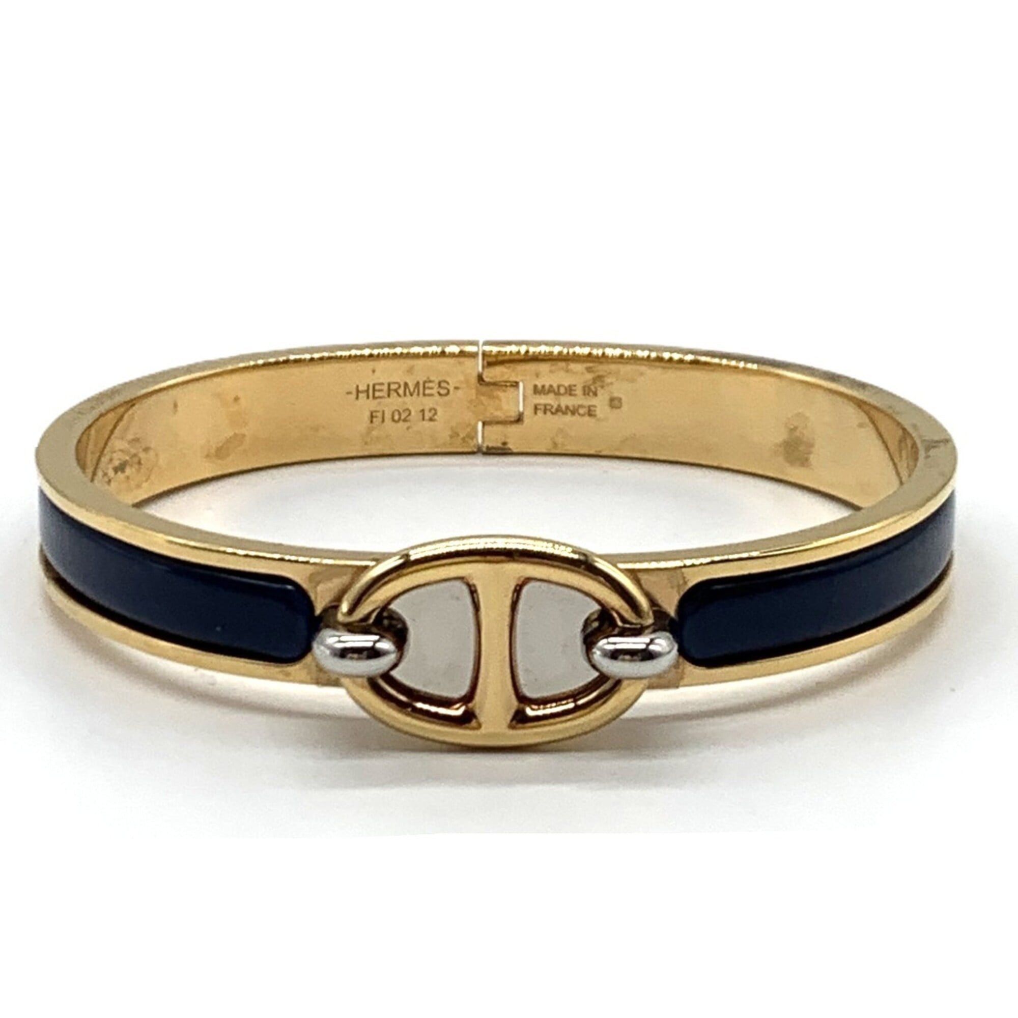 Hermes Hermes Mini Click Chaine d'Ancre Yellow Gold Plated Bracelet H209000F HERMES Size ONE SIZE - 1 Thumbnail