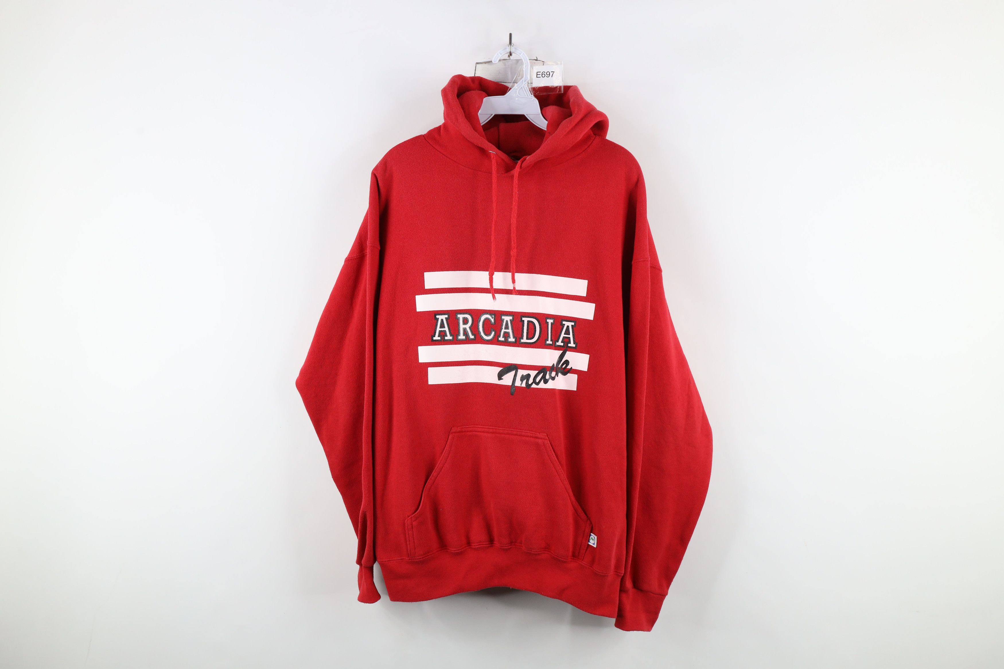 Vintage Vintage 90s Streetwear Track and Field Hoodie Sweatshirt USA Size US L / EU 52-54 / 3 - 1 Thumbnail