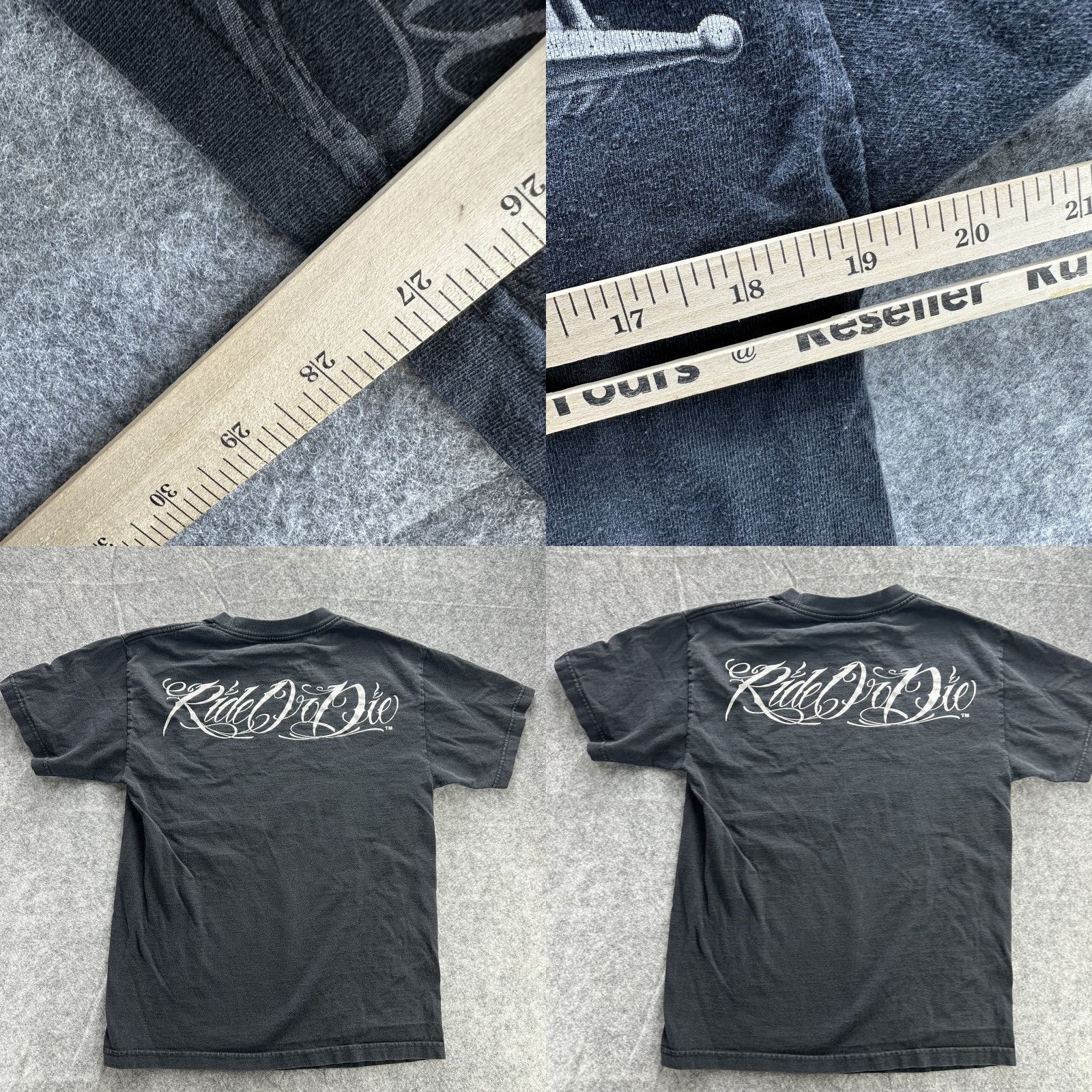 RODA Ride Or Die Shirt Mens Medium Black Biker Motorcycle Skull Graphic Tee ROD Size US M / EU 48-50 / 2 - 8 Thumbnail