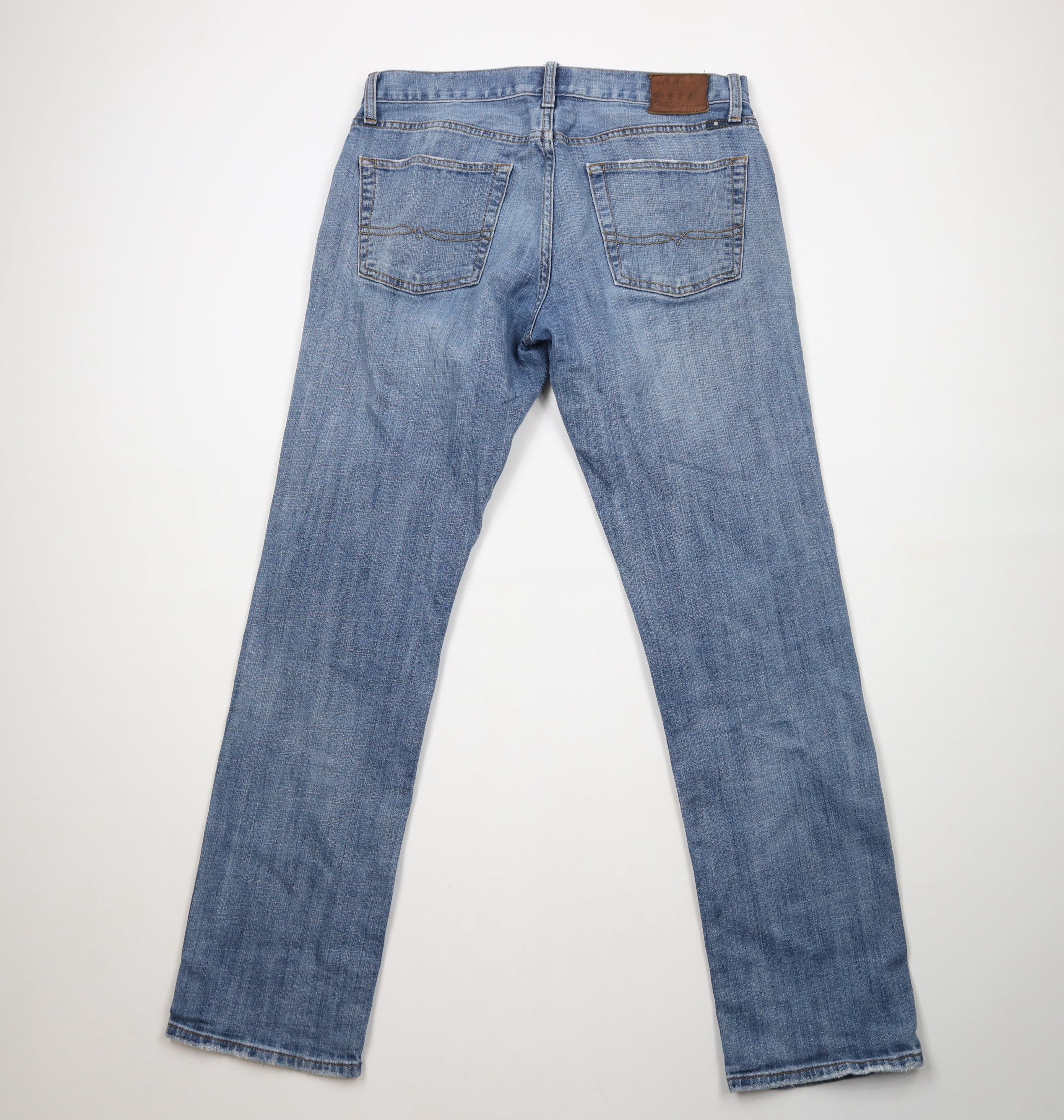 Lucky Brand × Vintage Vintage Lucky Brand 221 Original Straight Jeans Blue Size US 32 / EU 48 - 10 Thumbnail