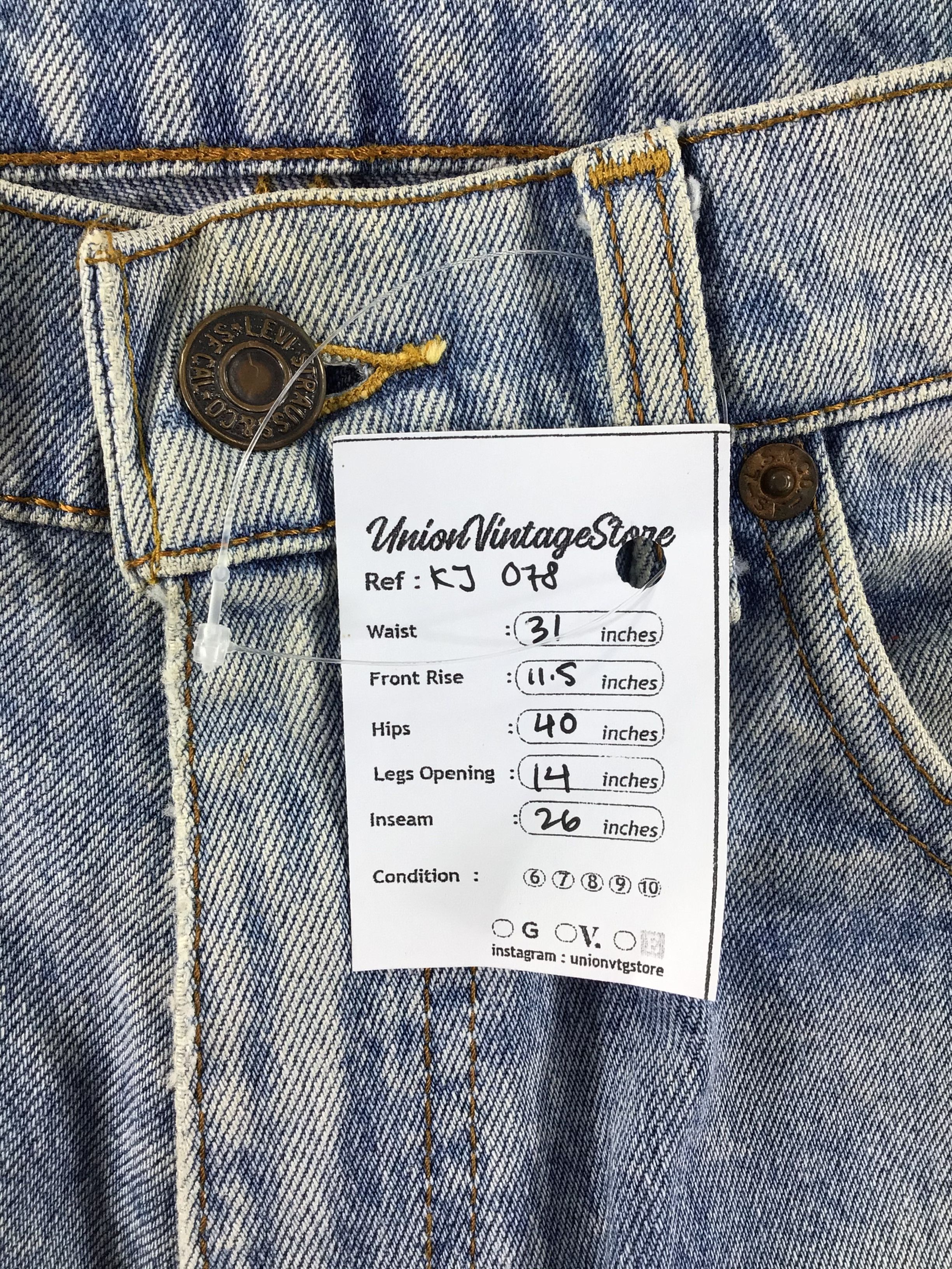 Levi's Vintage Levis 626 Jeans Medium Wash Denim KJ078 Size US 31 - 10 Thumbnail