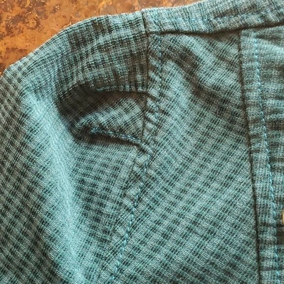 Vintage CAbi Lennon Jacket Legion Teal Green Corduroy Military Style Size M / US 6-8 / IT 42-44 - 7 Thumbnail