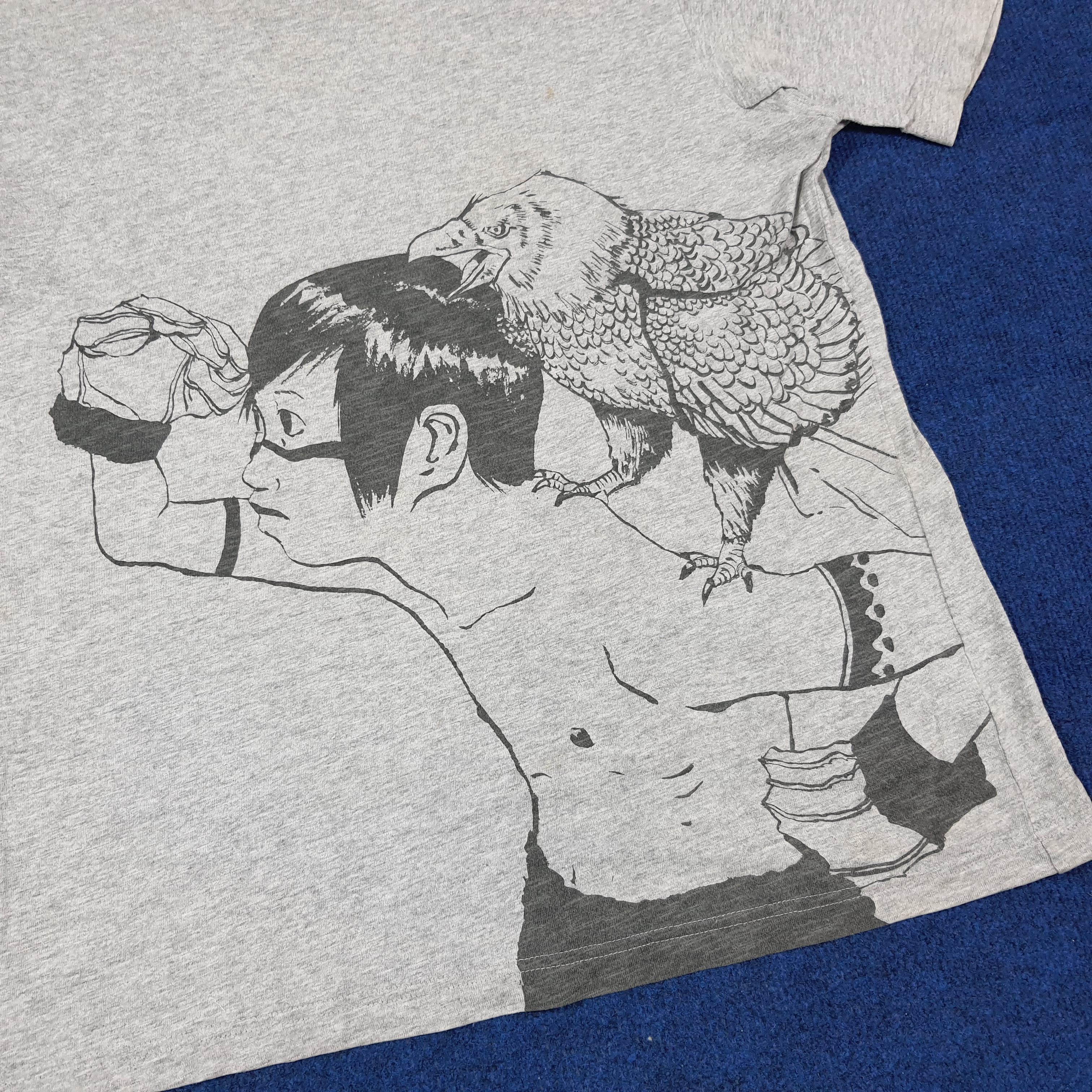 Japanese Brand Vintage Japan Manga Taiyo Matsumoto Graphic T-Shirt C285N30 Size US L / EU 52-54 / 3 - 2 Thumbnail