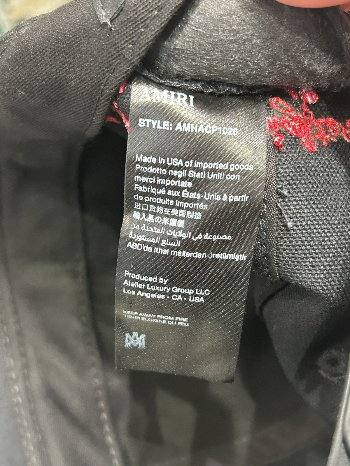 Amiri Amiri Stars MA Canvas hat black Size ONE SIZE - 8 Thumbnail