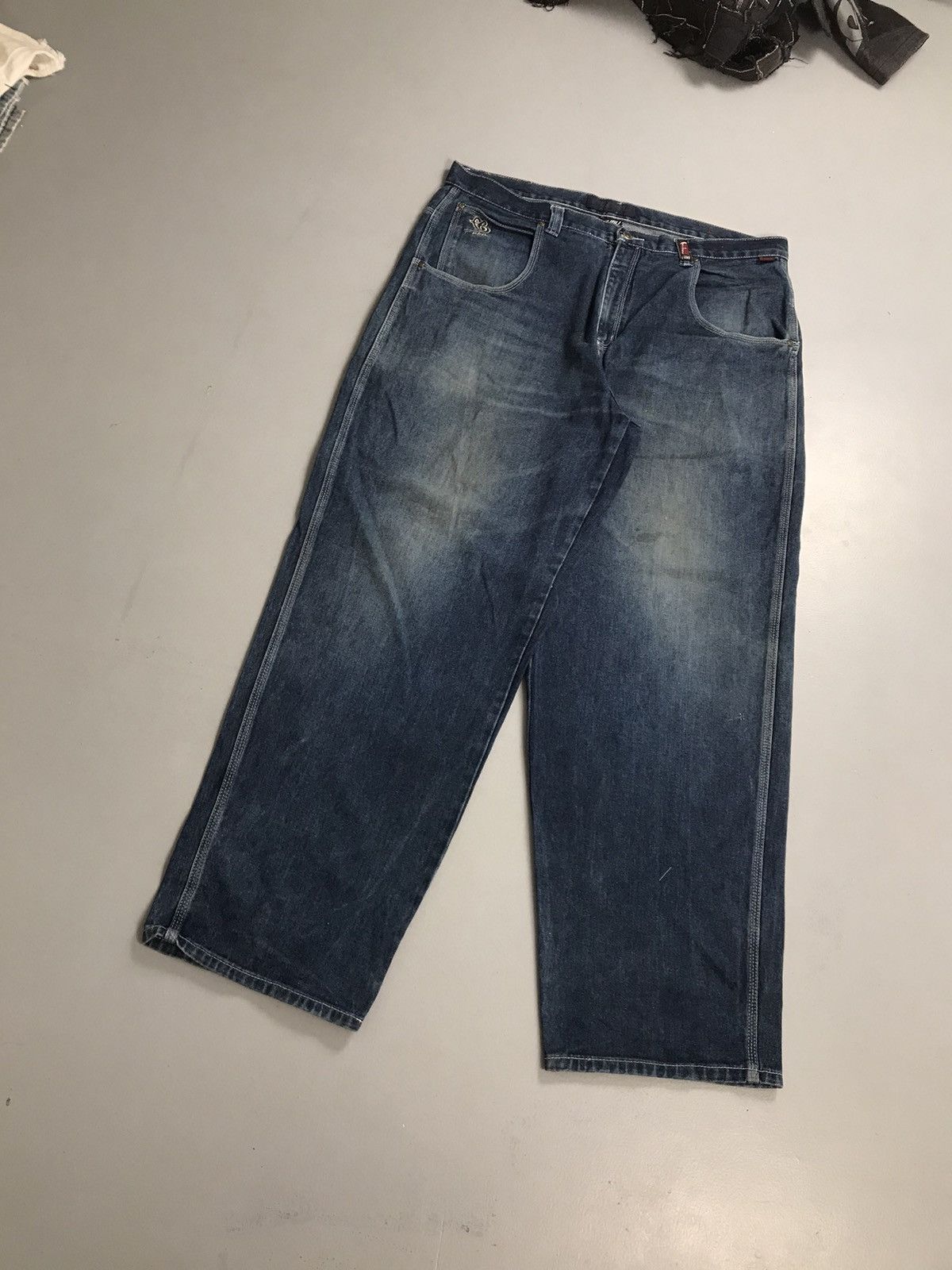 Fubu Vintage fubu embroidered baggy denim Size US 42 / EU 58 - 3 Thumbnail