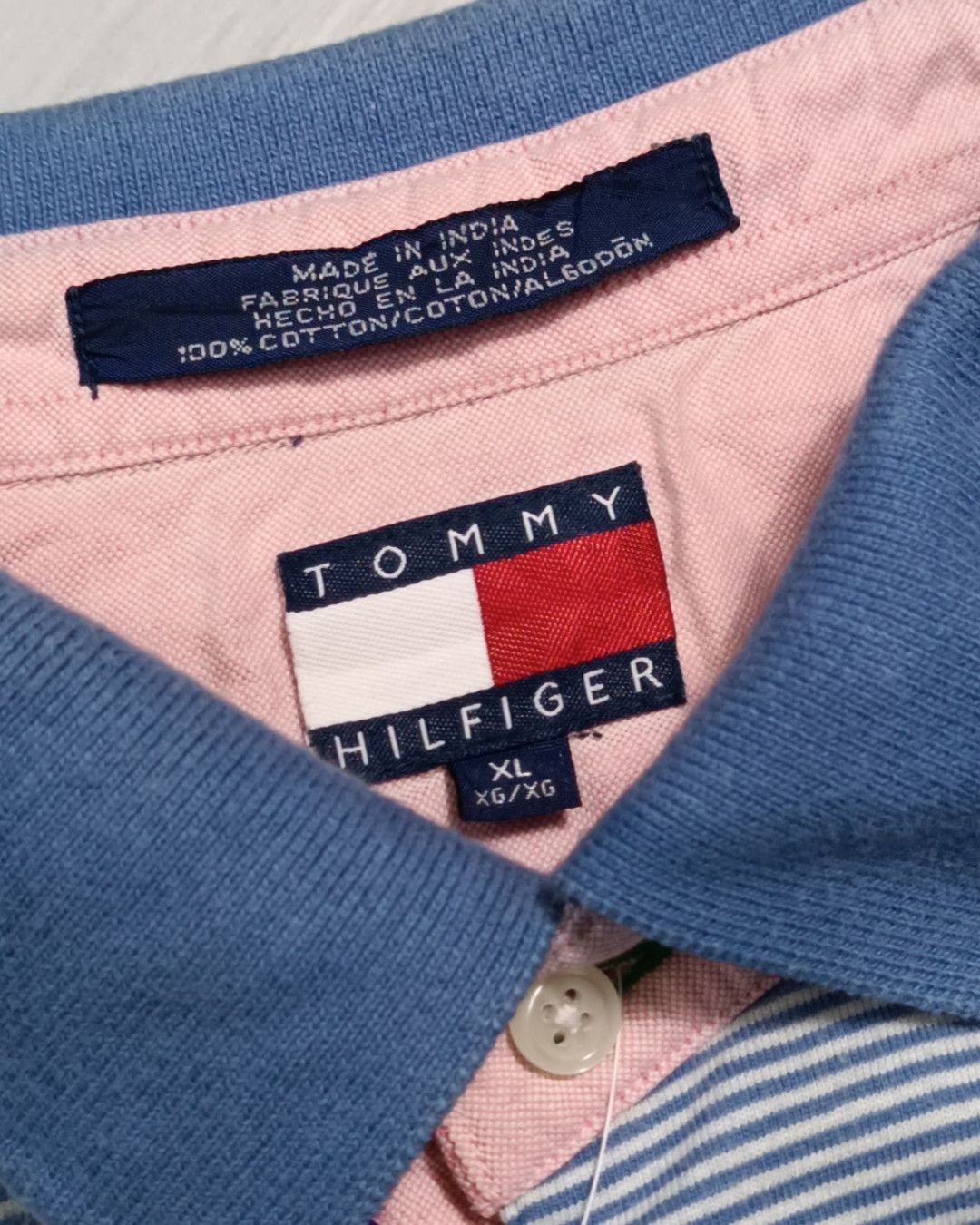 Tommy Hilfiger × Vintage Tommy Hilfiger Vintage Polo T-Shirt Size US L / EU 52-54 / 3 - 3 Thumbnail