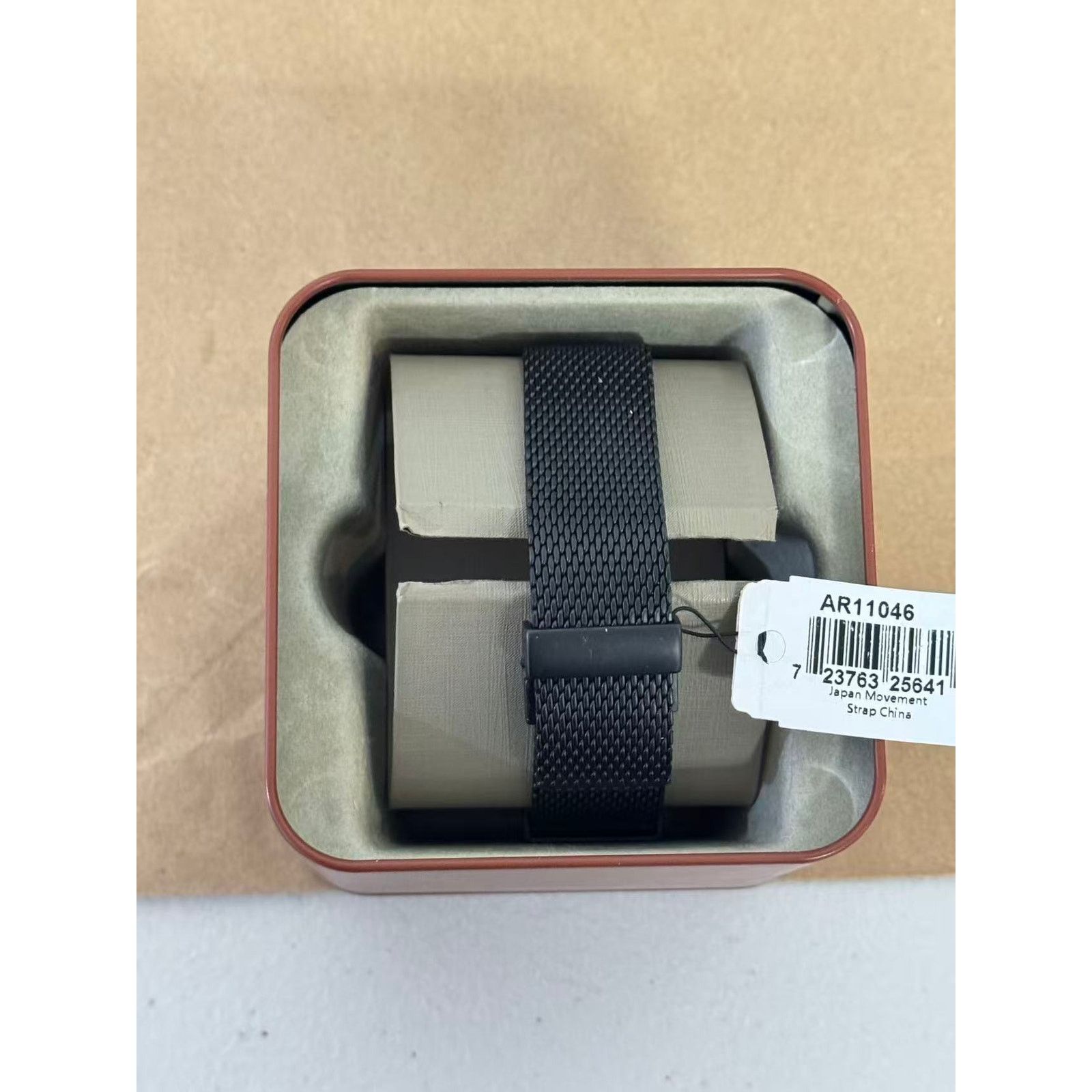 Emporio Armani Emporio Armani AR11046 White Dial Mesh Band Stainless Steel Size ONE SIZE - 2 Thumbnail