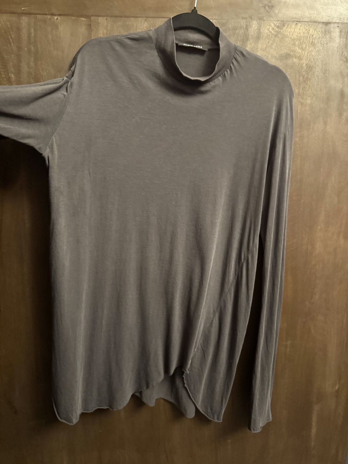 Damir Doma damir doma silk cotton gray asymmetrical top 46 men Size US S / EU 44-46 / 1 - 10 Thumbnail