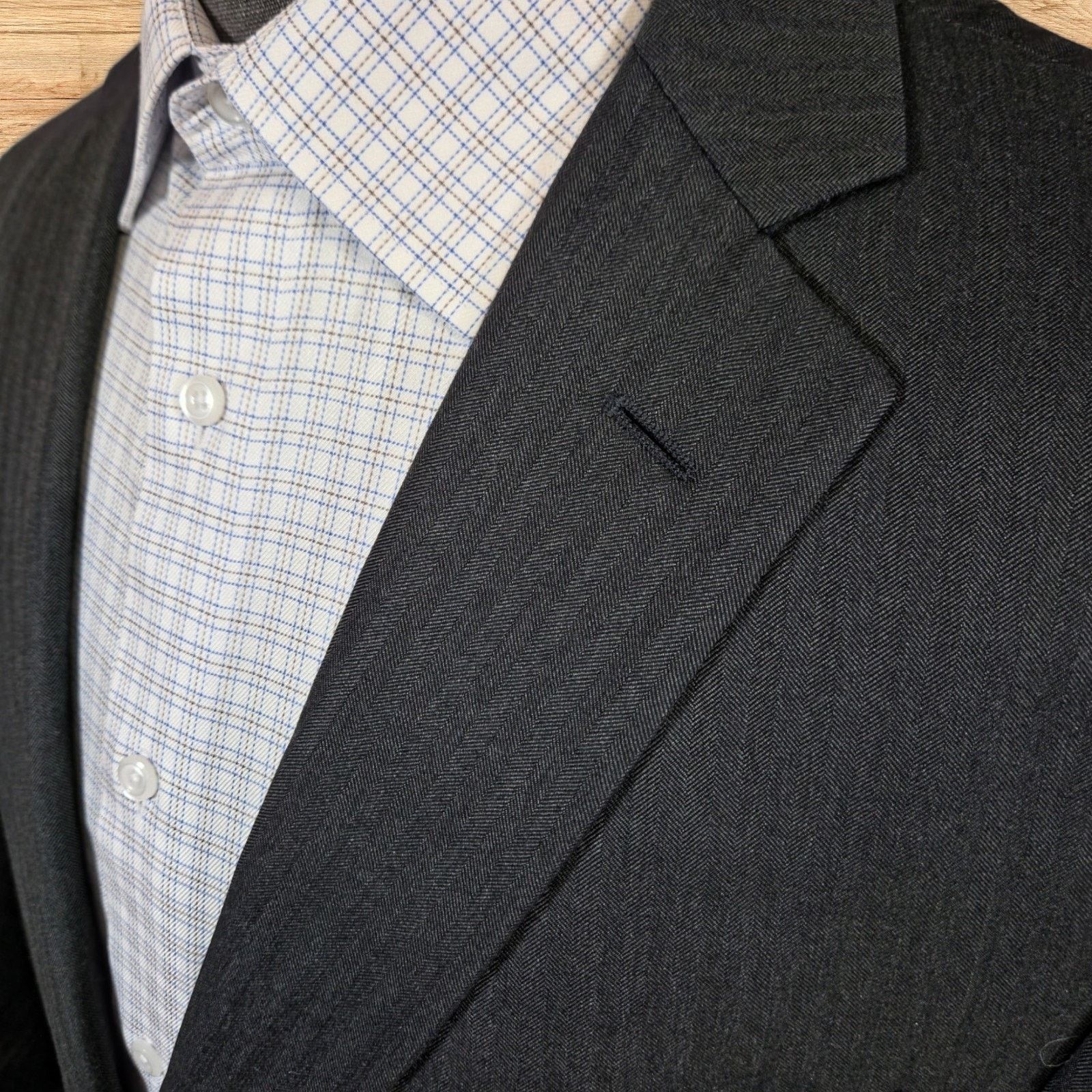 Brooks Brothers Brooks Brothers 1818 Regent Vitale Mens Suit Jacket 48R Size 48R - 3 Thumbnail