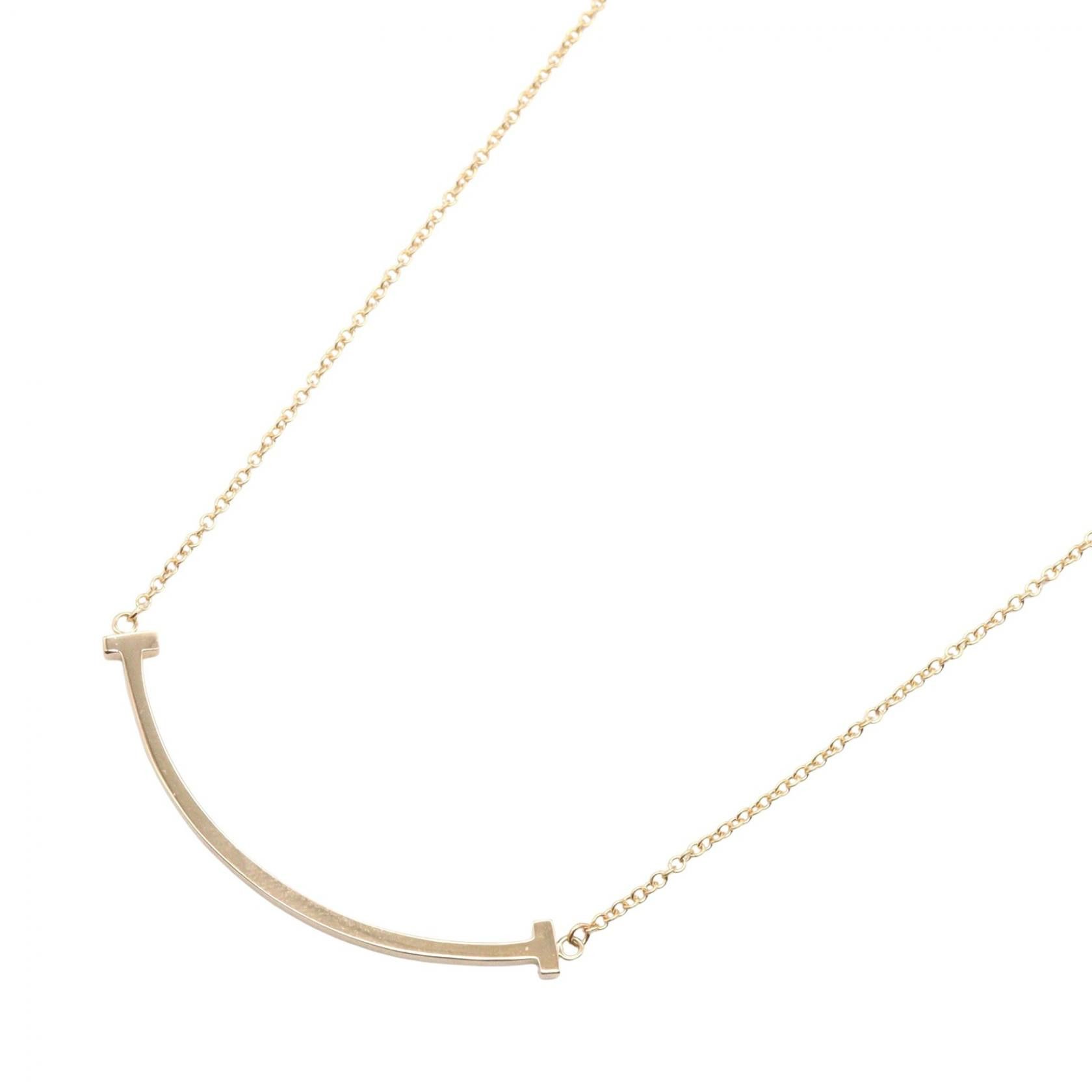 Tiffany & Co. Tiffany & Co. Tiffany & Co. T Smile Small Au750 Necklace Precious Metal Necklace 60011678 DUTY FREE for USA Size ONE SIZE - 1 Thumbnail