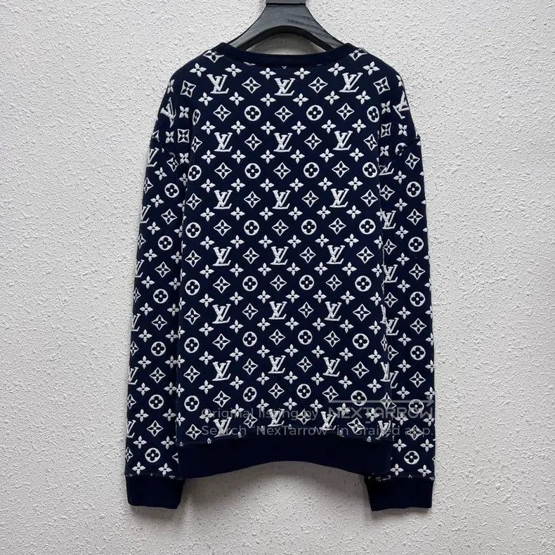 Louis Vuitton Louis Vuitton Old flower full print embossed LOGO sweatshi Size US XL / EU 56 / 4 - 2 Thumbnail