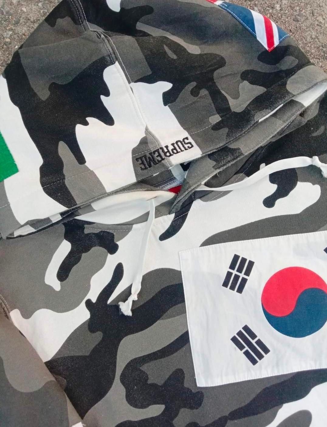Supreme Supreme Flags Hoodie Camo RARE Size US M / EU 48-50 / 2 - 3 Thumbnail