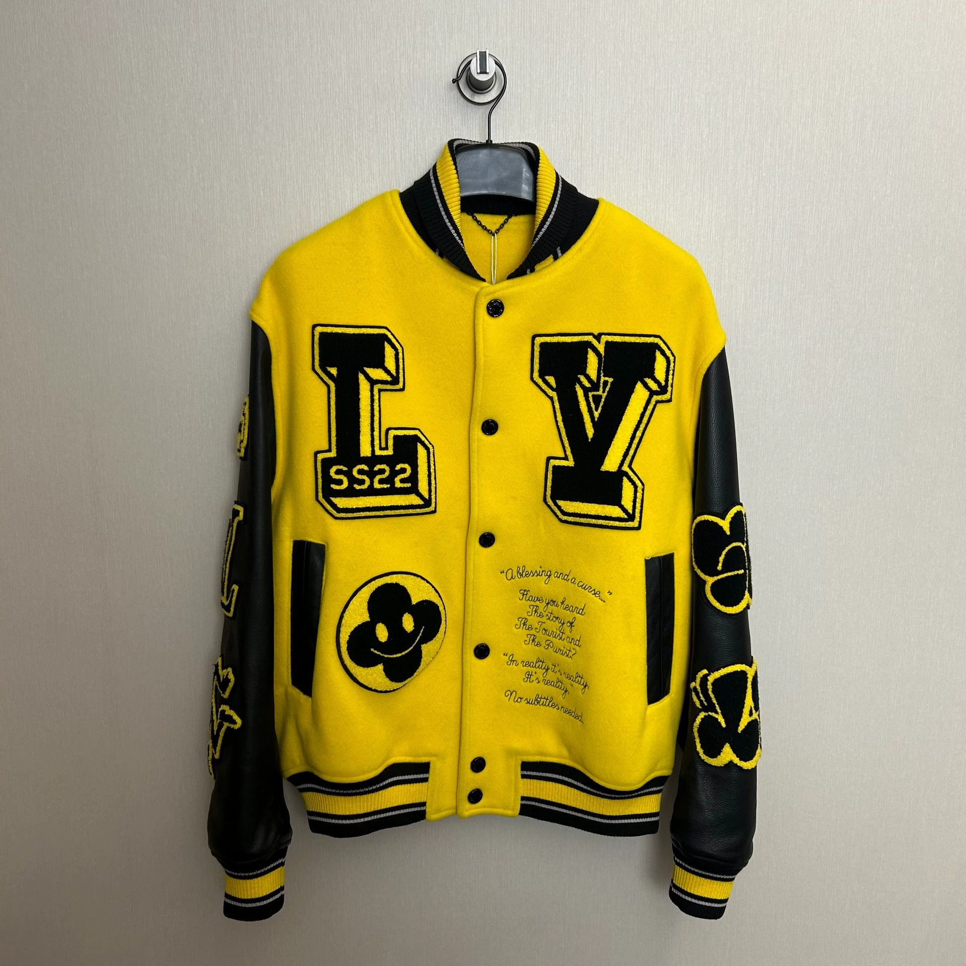 Louis Vuitton louis vuitton embroidered yellow varsity jacket Size US L / EU 52-54 / 3 - 1 Thumbnail