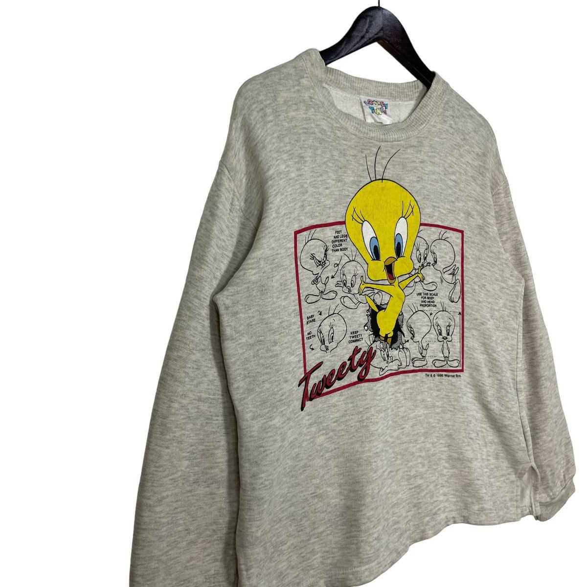 Warner Bros Vintage 90s Warner Bross X Looney Tunes Cartoon Sweatshirt Size US M / EU 48-50 / 2 - 4 Thumbnail