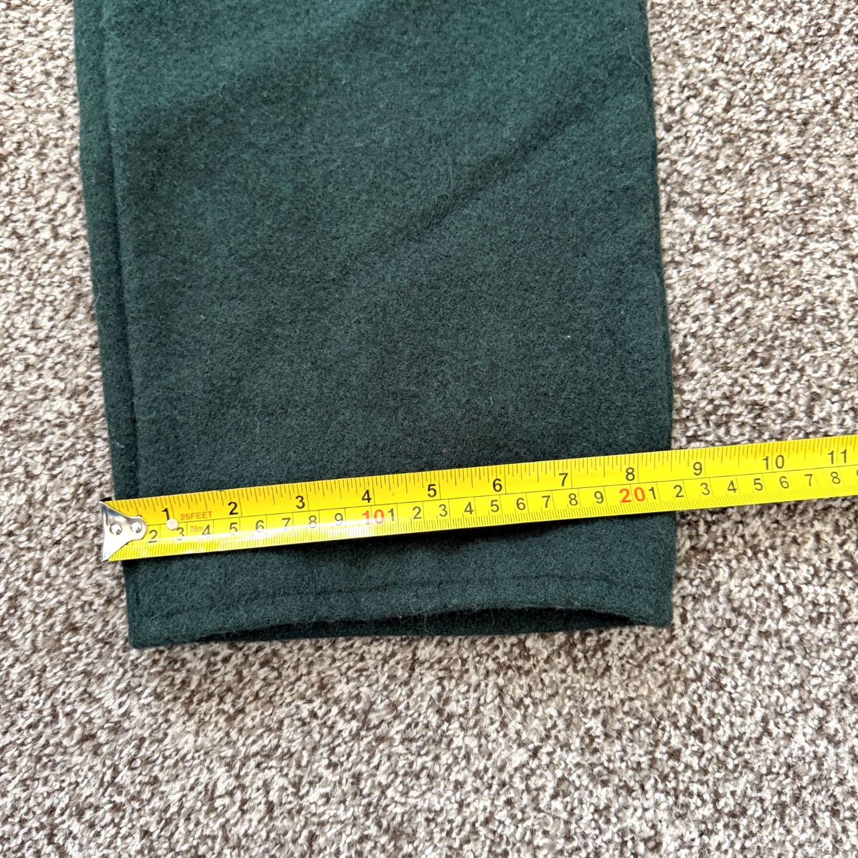 Vintage Codet Heavy Green Wool Blend Outdoor Pants - Mens Size 33 Size US 33 - 3 Thumbnail