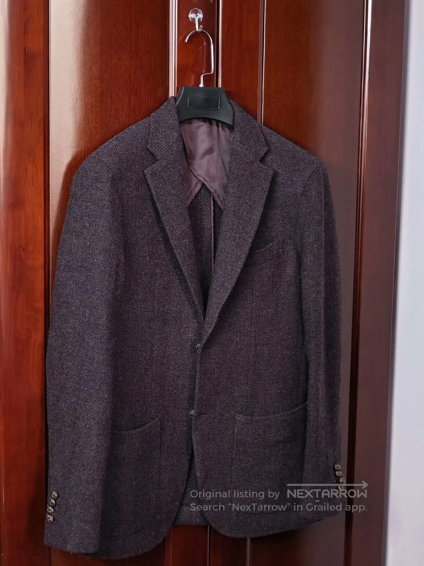 Ring Jacket Ring Jacket Purple Tweed Wool Blazer. Size US M / EU 48-50 / 2 - 1 Thumbnail