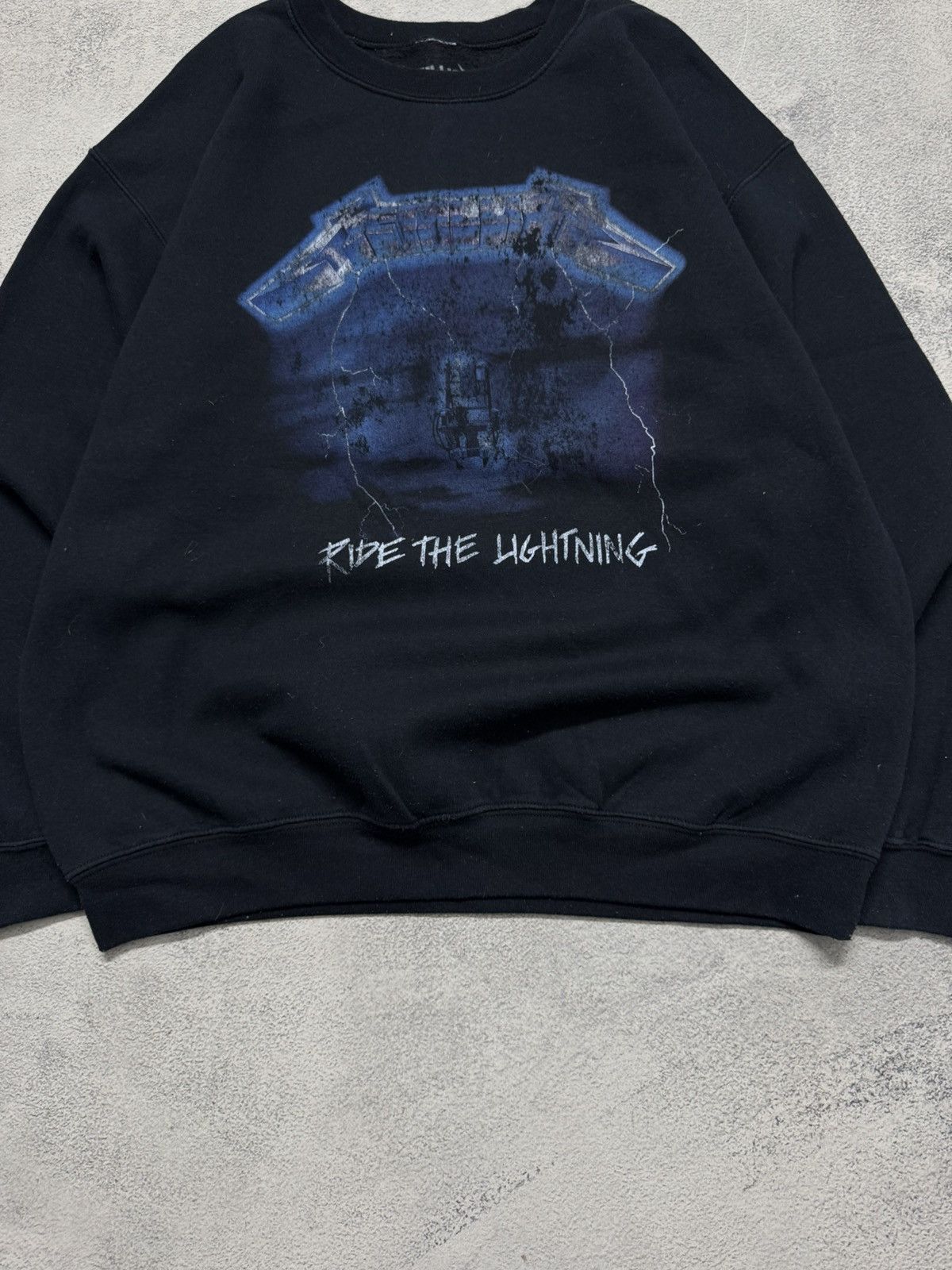 Metallica Vintage Metallica Ride The Lightning Sweatshirt 00’s Size US L / EU 52-54 / 3 - 7 Thumbnail