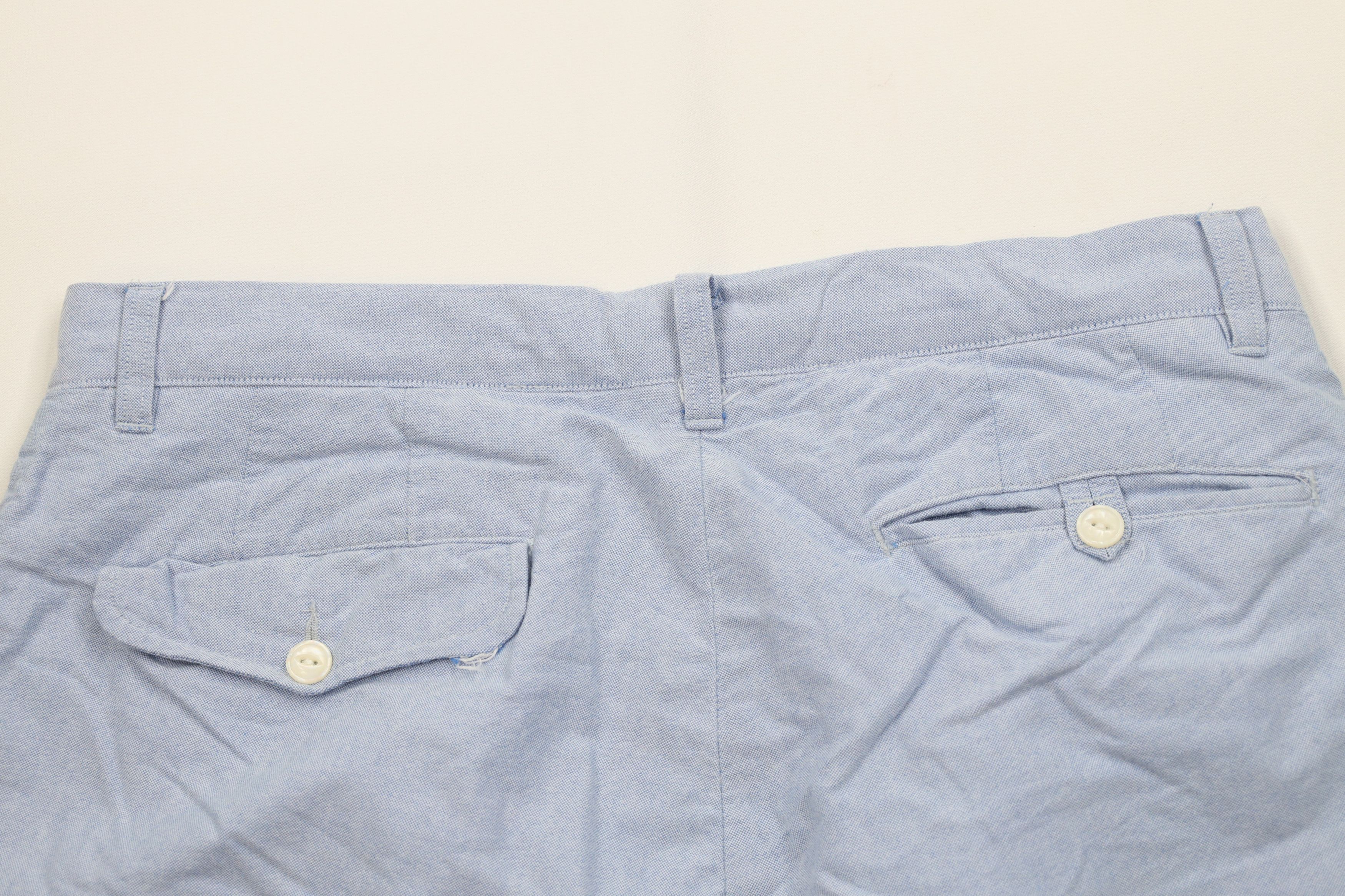 Ralph Lauren Vintage Y2K Ralph Lauren Above Knee Chino Shorts Blue Size US 34 / EU 50 - 8 Thumbnail