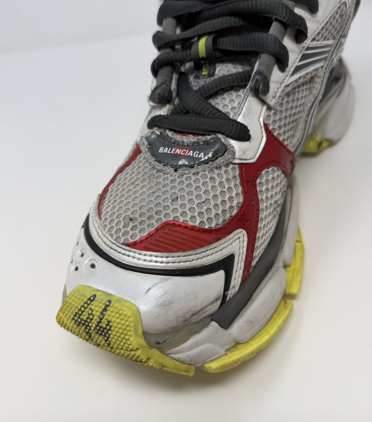 Balenciaga Balenciaga Runner Sneaker Red/Yellow Size US 11 / EU 44 - 8 Thumbnail