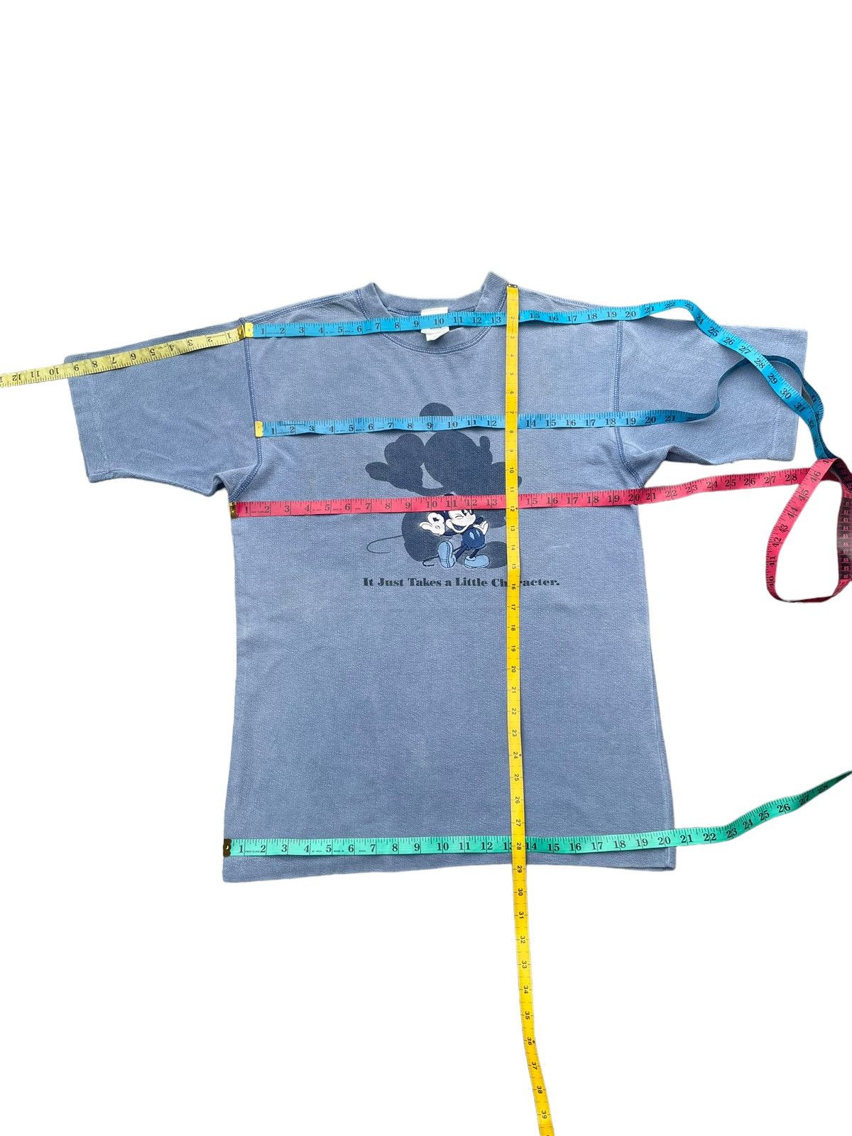 Disney × Mickey Mouse × Vintage Vintage Mickey Mouse Faded Tshirt Size US M / EU 48-50 / 2 - 7 Thumbnail