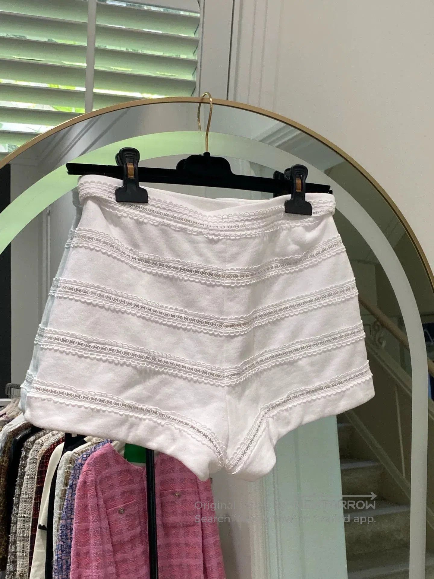 Chanel Chanel 24 Coco Beach White Shorts. Size US 36 / EU 52 - 2 Thumbnail