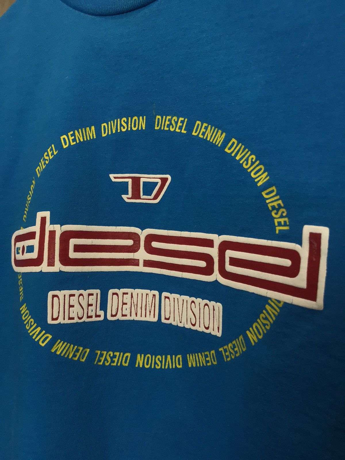 Diesel 🔥 90s DIESEL Big Logo Vintage T Shirt Denim Division Y2K Size US M / EU 48-50 / 2 - 6 Thumbnail