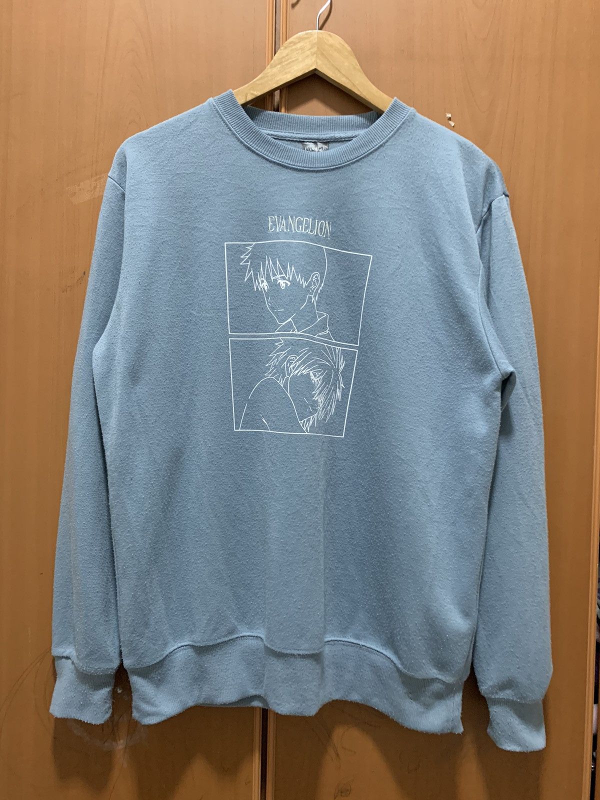 Anime 🔥Steals🔥 Anime Evangelion Woven Crewneck Sweater Size US L / EU 52-54 / 3 - 1 Thumbnail