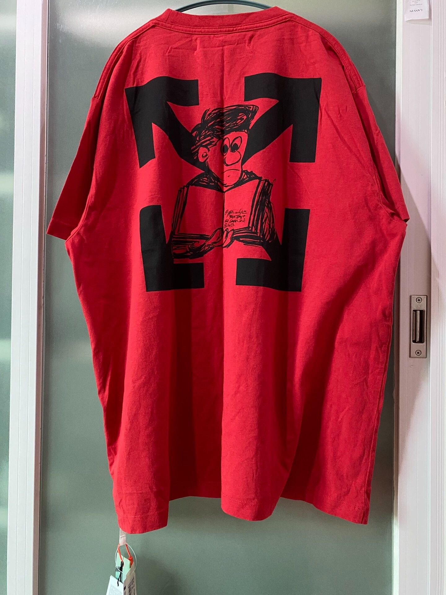 Off-White red graphic short sleeve t-shirt Size US S / EU 44-46 / 1 - 1 Thumbnail